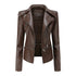 SLIM FIT DAMEN BIKERJACKE | TRENDIGER CASUAL STYLE